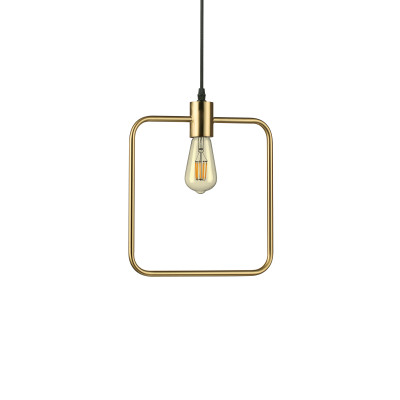 Ideal Lux - Brass - Abc SP1 SQUARE - Minimal chandelier - Brass - LS-IL-207858