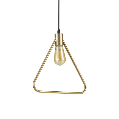 Ideal Lux - Brass - Abc SP1 TRIANGLE - Golden suspension lamp - Brass - LS-IL-207834