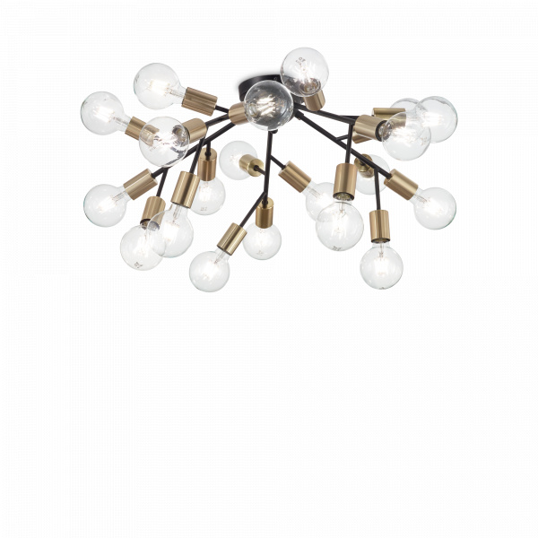 Ideal Lux Spark Pl20 Industrial, Ceiling Rose To Chandelier Ratio