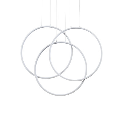 Ideal Lux - Circle - Frame SP Roud LED - Suspension with circular diffusers - White - LS-IL-269351 - Warm white - 3000 K - Diffused