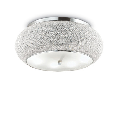 Ideal Lux - Diamonds - Pasha PL14 - Ceiling lamp - Chrome - LS-IL-164991