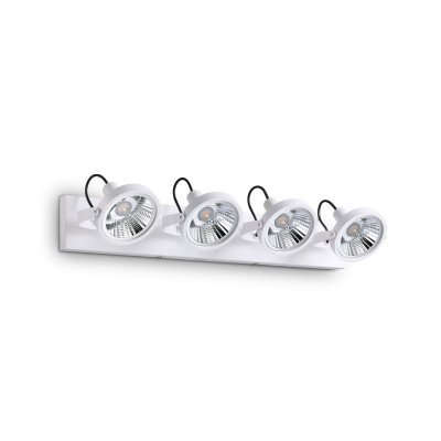 Ideal Lux - Direction - Glim PL4 LED - Ceiling light with four lights - White - LS-IL-200217