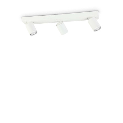 Ideal Lux - Direction - Rudy PL 3L - Ceiling light adjustable with three lights - White - LS-IL-229065