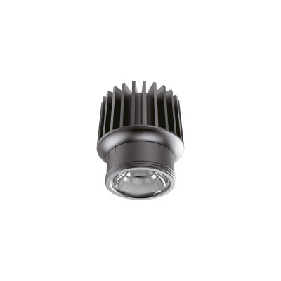 Ideal Lux - Downlights - Dynamic FA 15W - Recessed aluminium spotlight - Black - LS-IL-208572 - Super warm - 2700 K - 35°