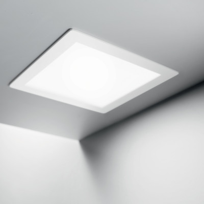 Ideal Lux Groove 10w Square Recessed, Square Ceiling Light Fixture Recessed