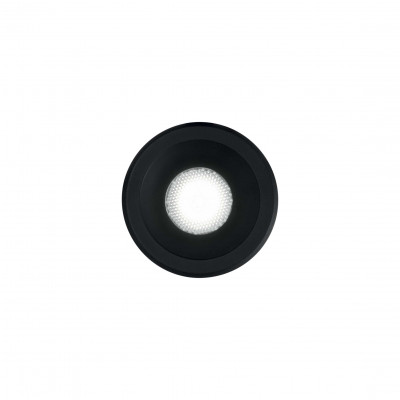 Ideal Lux - Downlights - Virus FA incasso - Circle recessed ceiling spotlight - Black - LS-IL-244846 - Warm white - 3000 K - 20°