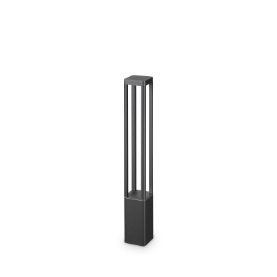 Ideal Lux - Garden - Tifone PT L LED - Bollard for outdoors - Anthracite - LS-IL-250953 - Warm white - 3000 K - Diffused