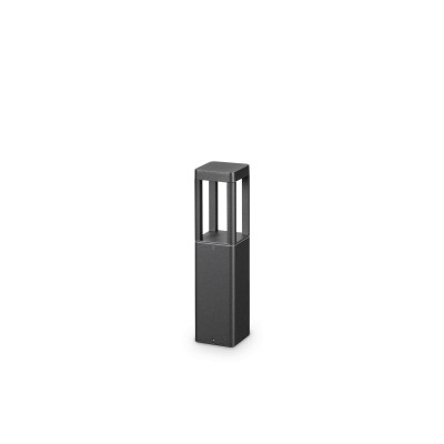 Ideal Lux - Garden - Tifone PT S LED - Bollard for outdoors small - Anthracite - LS-IL-250977 - Warm white - 3000 K - Diffused