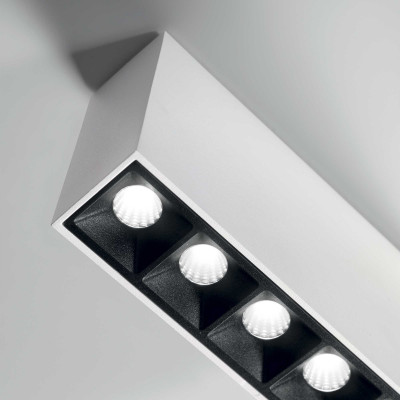 Ideal Lux - Industrial - Lika Surface FA - Modular recessed linear element - White - LS-IL-248530 - Warm white - 3000 K