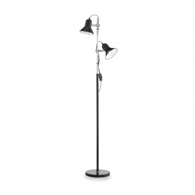 Ideal Lux - Industrial - POLLY PT2 - Floor lamp - Black - LS-IL-61139