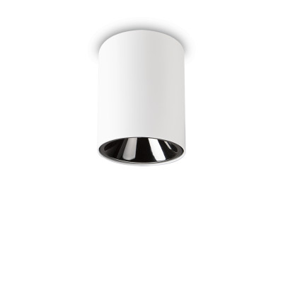 Ideal Lux - Minimal - Nitro PL 10W LED ROUND - Round ceiling light - White - LS-IL-205991 - Warm white - 3000 K - Diffused