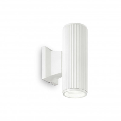 Ideal Lux - Outdoor - Base AP2 - Wall lamp - White - LS-IL-129457