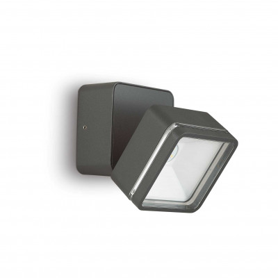 Ideal Lux - Outdoor - Omega FA quadrato - Square spotlight directable - Anthracite - LS-IL-285511 - Natural white - 4000 K - Diffused