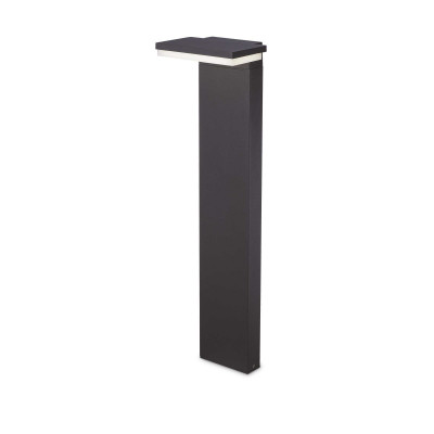 Ideal Lux - Outdoor - Path PT quadrato - Aluminum bollard for outdoors - Anthracite - LS-IL-285559 - Warm white - 3000 K - Diffused
