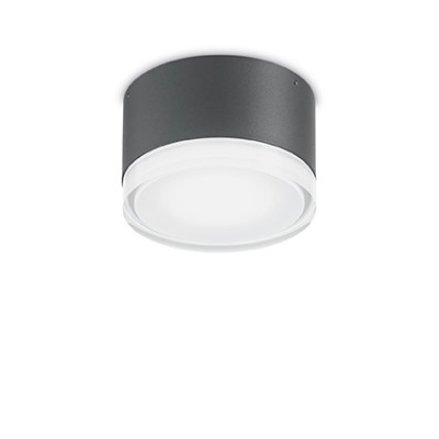 Ideal Lux - Outdoor - Urano PL1 Small - Ceiling lamp - Anthracite - LS-IL-168111