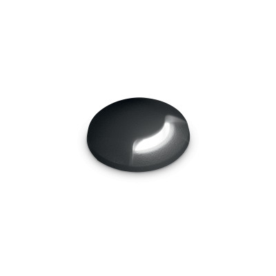 Ideal Lux - Outdoor - Way One Side FA LED - Outdoor recessed marker spotlight - Black - LS-IL-269504