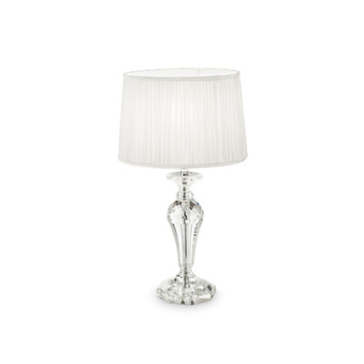 Ideal Lux - Provence - Kate-2 TL1 Round - Table lamp - White - LS-IL-122885