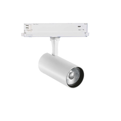 Ideal Lux - Systems, projectors and tracks - Fox 25W 1-10V-Dali - Adjustable track projector - White - Warm white - 3000 K - 35°