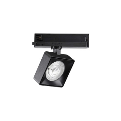 Ideal Lux - Systems, projectors and tracks - Pov Track Square - Adjustable track projector - Black - LS-IL-296357 - Warm white - 3000 K - 36°