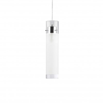 Ideal Lux - Tube - FLAM SP1 BIG - Pendant lamp - Chrome - LS-IL-027364
