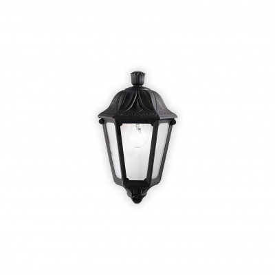 Ideal Lux - Vintage - Anna AP1 Small - Classic-style wall lamp for outdoors - Black - LS-IL-101552
