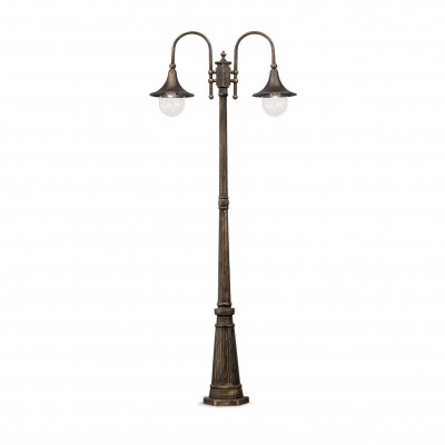 Ideal Lux - Vintage - CIMA PT2 - Floor lamp - Black/Gold - LS-IL-024097