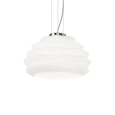 Ideal Lux - White - Karma SP1 Small - Pendant lamp - White - LS-IL-132389