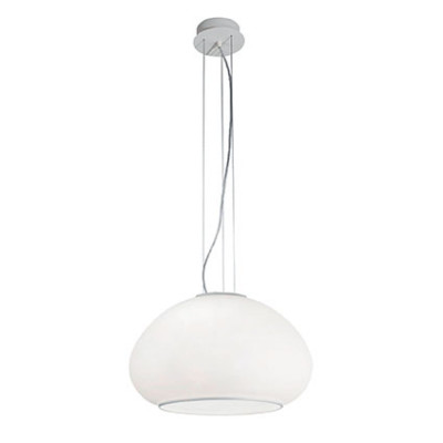 Ideal Lux - White - MAMA SP1 D40 - Pendant lamp - White - LS-IL-071015