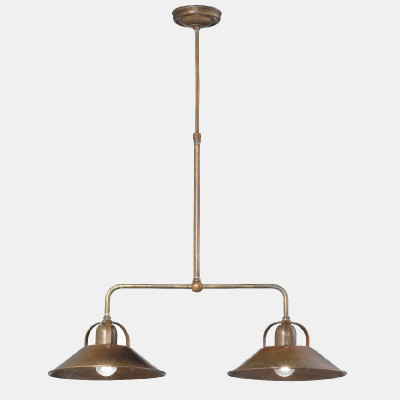Il fanale - Cantina&Cascina - Cascina SP 2L - Chandelier 2 light - Satin brass - LS-IF-204-09-OO