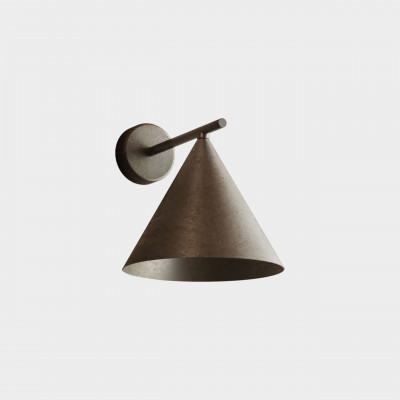 Il fanale - Essential - Cone AP- Metal wall lamp with lampshade - Iron - LS-IF-286-08-FF