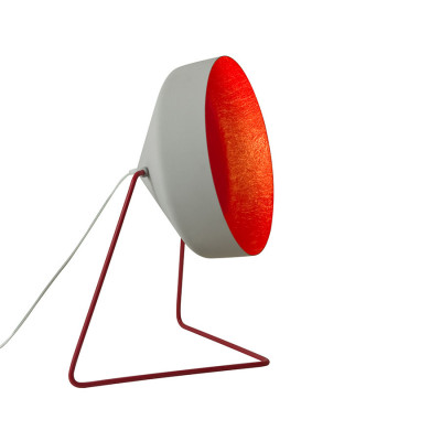 In-es.artdesign - Cyrcus - Cyrcus F Cement - Floor Lamp - Grey/Red - LS-IN-ES070016G-R