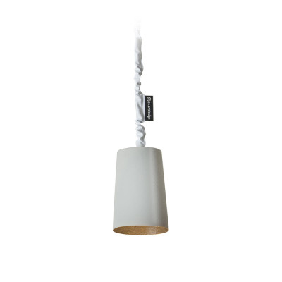 In-es.artdesign - Paint - Paint Cement - Pendant lamp - Grey / bronze - LS-IN-ES050050G-BR