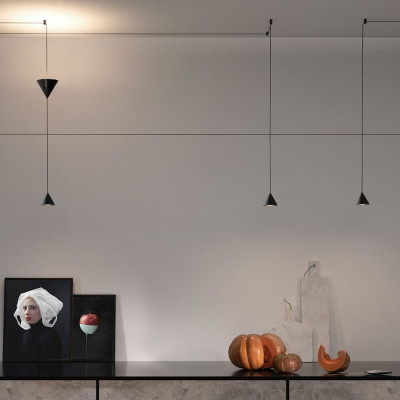 Karman - Line - Filomena A C AP - Wall lamp and ceiling lamp - Matt black