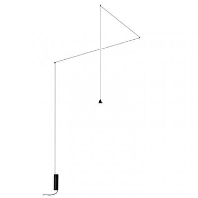 Karman - Line - Filomena A PL PT - Floor lamp with adjustable brightness - Matt black - Diffused