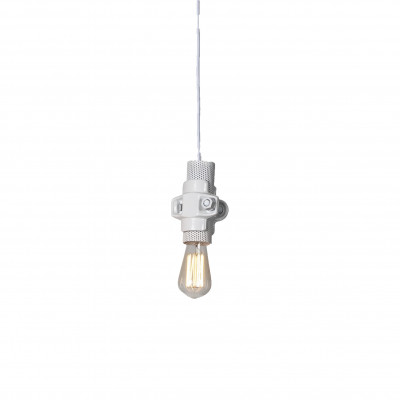 Karman - Retrò - Nando H15 E27 SP - Industrial style chandelier - Matt White - LS-KR-SE1092BINT
