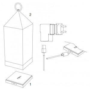 Kartell - Lantern - Modern table lamp Kartell - Lantern - Modern table lamp