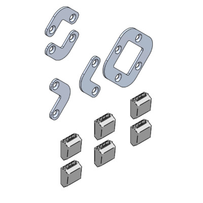 Linea Light - Accessories Linea Light - Kit 0028 - Fixing bracket for modular installation - None - LS-LL-KIT0028