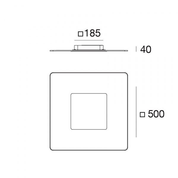 Linea Light Aruba Ap Pl Led M Modern Ceiling Light