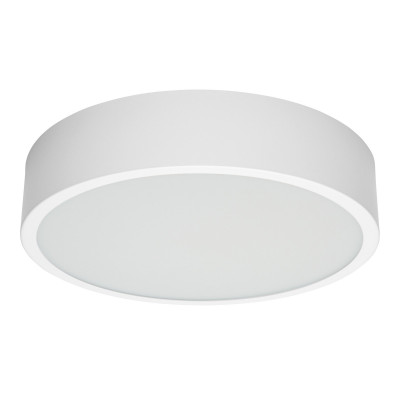 Linea Light - Box - Box SR AP PL LED L - Rounded ceiling lamp size L - White - LS-LL-8240 - Warm white - 3000 K - Diffused