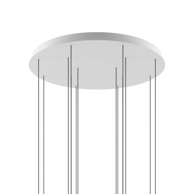 Lodes - Canopies - 14 Lights Round Cluster - Round canopy for fourteen lamps - Matt White - LS-ST-100017