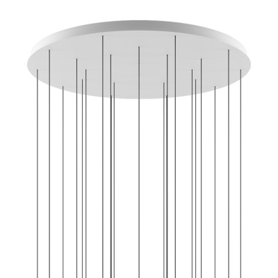 Lodes - Canopies - 24 Lights Round Cluster - Round canopy for 24 lamps - Matt White - LS-ST-100025