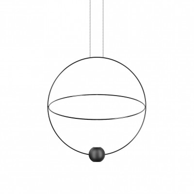 Lodes - Cima - Elara medium SP - Two ring shaped design chandelier - Black - LS-ST-20621 2227 - Super warm - 2700 K - Diffused