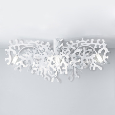 Lumen Center - Coral - Coral PL  - Coral-shaped ceiling lamp - Glossy White - LS-LC-CORP114