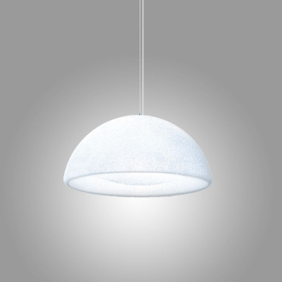 Lumen Center - Iceglobe - Iceglobe Semi Maxi SP S - Hanging designer lamp - Satin-finished nickel - LS-LC-IG33SM