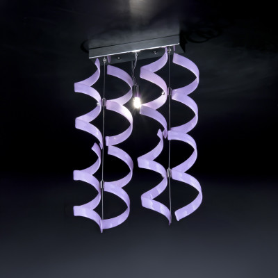 Metal Lux - Astro - Astro SP 1L - Modern chandelier with one light - Lilac - LS-ML-206-221-05