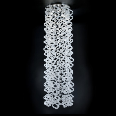 Metal Lux - Astro - Astro SP cilindro2 L - Large cylindrical chandelier - White - LS-ML-206-630-02