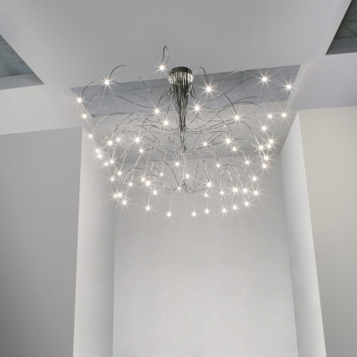 Metal Lux - Free Spirit - Free Spirit PL 60L - Large modern ceiling light - Chrome - LS-ML-130-360-00