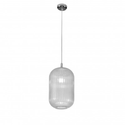 Metal Lux - Glass reflections - Nest SP cilindrica - Cylinder chandelier - Crystal - LS-ML-275-401-01