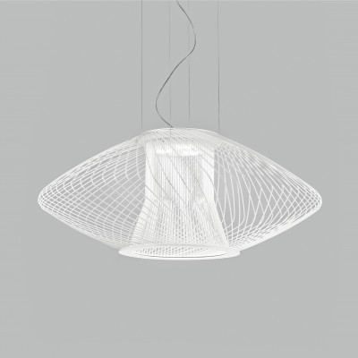 Metal Lux - Metal - Impossible A 105 SP - Large modern suspension lamp - White - LS-ML-240-105-02E