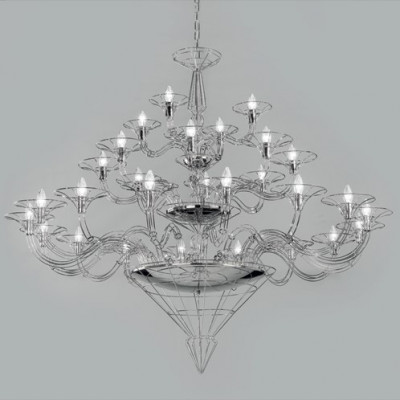 Metal Lux - New Classic - Dedalo SP 28L - Living room chandelier - Chrome - LS-ML-192-128-01